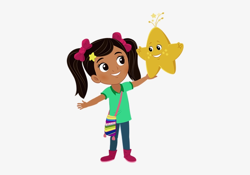 Nina Holding Star - Niñas Png, transparent png