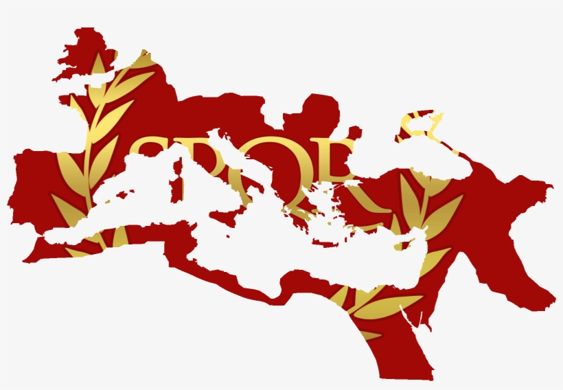 Flag Map Of The Roman Empire - Roman Empire Png, transparent png