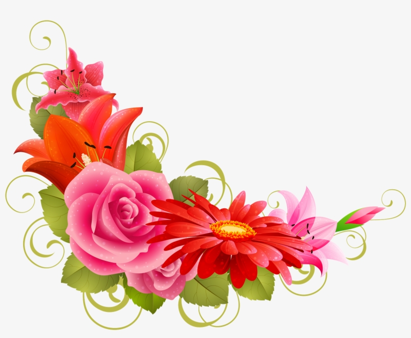 Imagenes De Flores Animadas Infantiles - Flowers For Card Design, transparent png