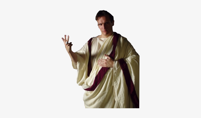 Costume - Roman Toga Png, transparent png