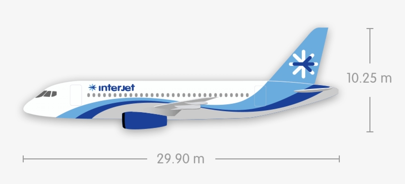 Interjet-superjet100 - Interjet, transparent png
