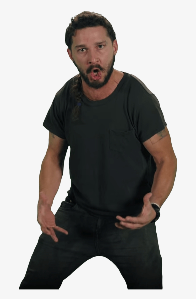 Just Do It Shia Labeouf Pose - Just Do It, transparent png