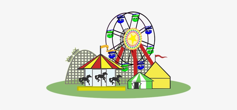 North Central Missouri Fair - Amusement Park Clipart, transparent png