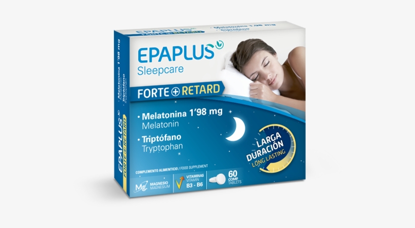 Melatonin Forte Retard - Pastillas Para Dormir Epaplus, transparent png
