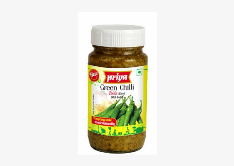 Priya Green Chilly Pickle Priya Pickles - Priya Green Chilli Pickle 300gm, transparent png