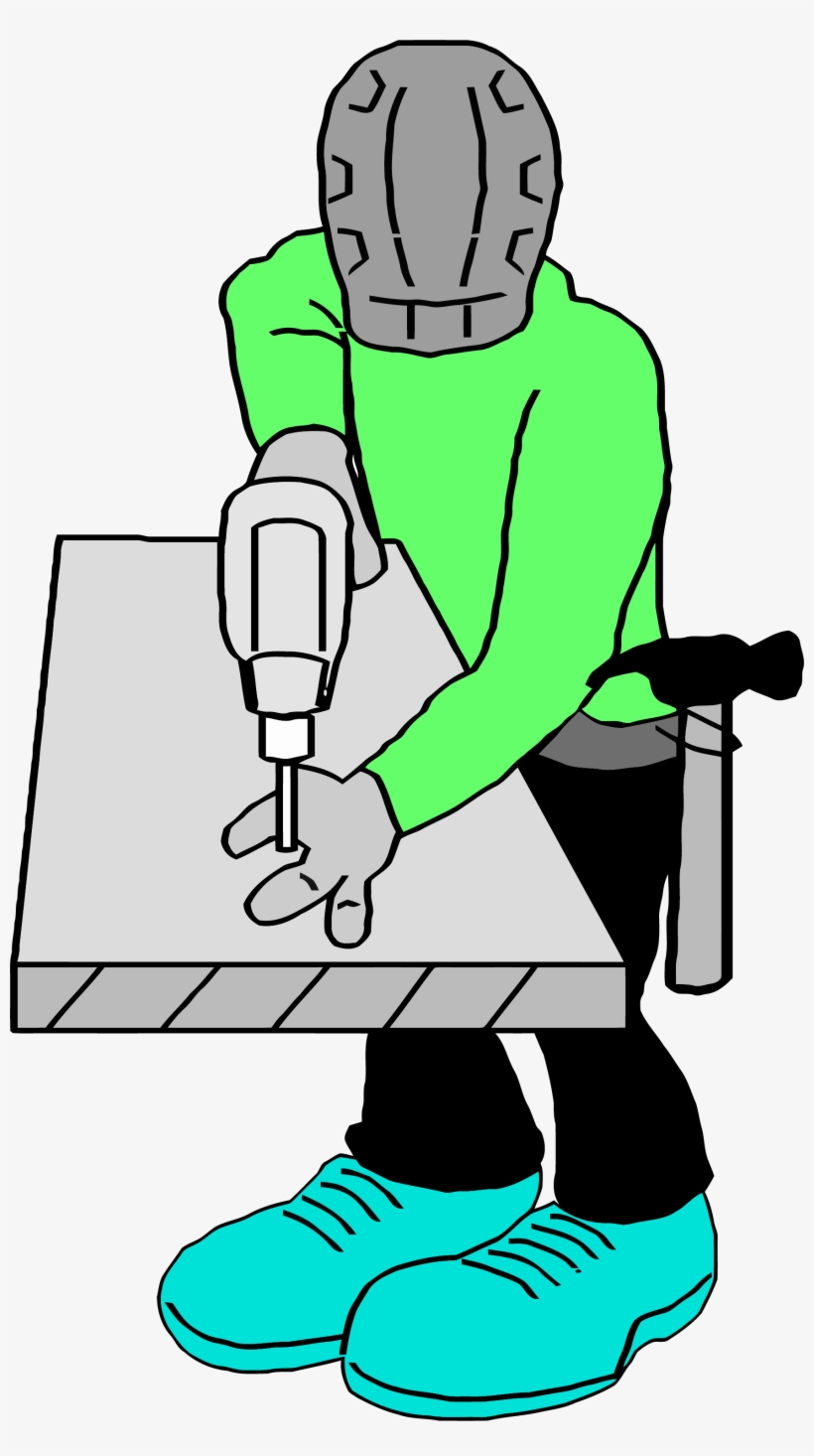 Carpenter Drill Clipart Png - Carpenter Clipart, transparent png