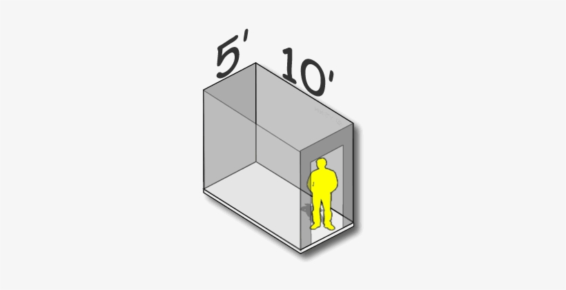 5' X 10' Self Storage - Illustration, transparent png