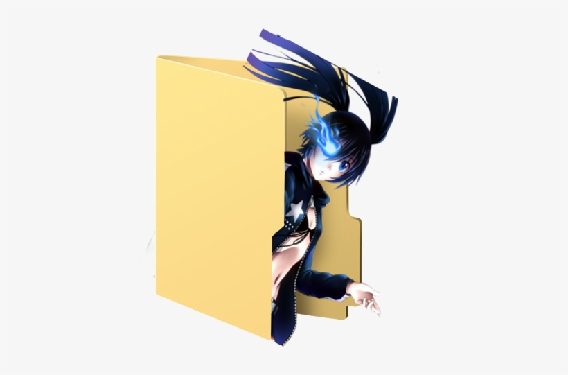 Black Rock Shooter - Download Anime Icon, transparent png
