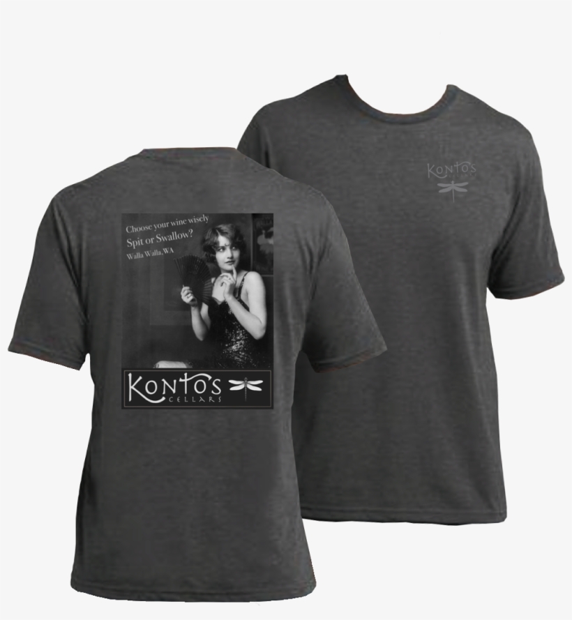 Men's "spit Or Swallow" T - Barbara Stanwyck, transparent png