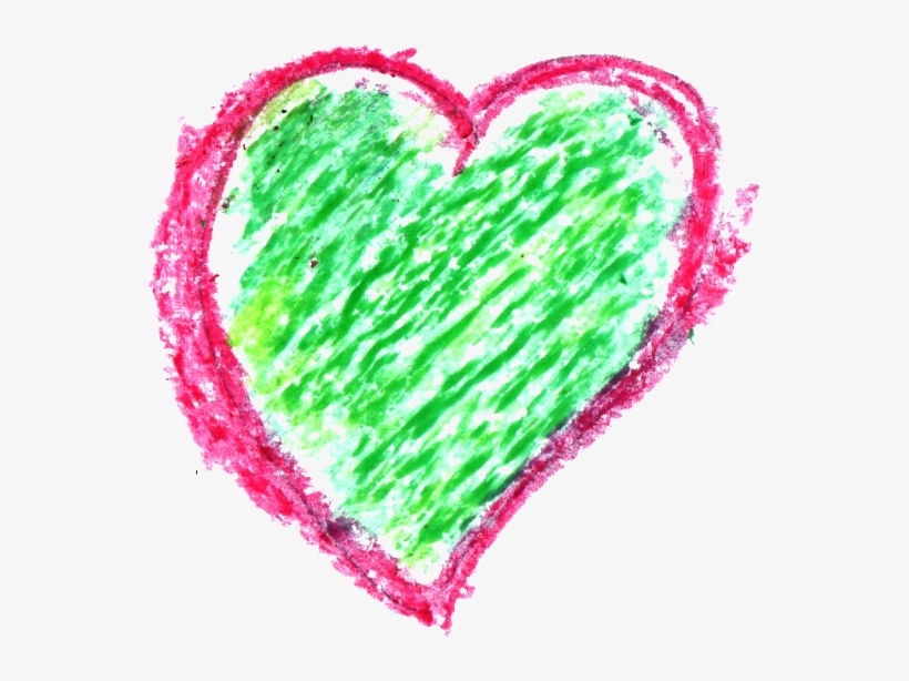 Crayon Texture Png For Kids - Crayon Heart Png, transparent png