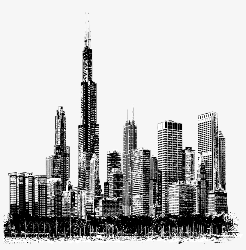 Chicago Skyline A - Metropolitan Area, transparent png