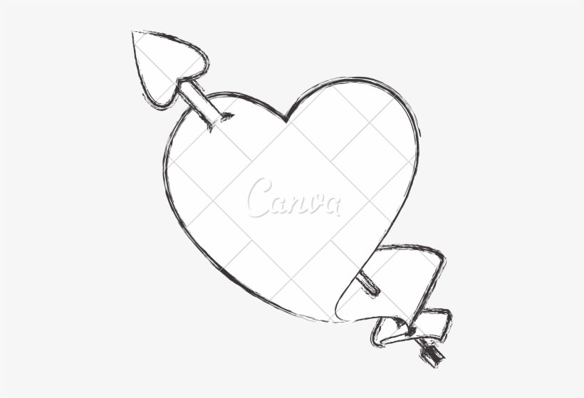 Clip Download And Arrow At Getdrawings Com Free For - Heart, transparent png
