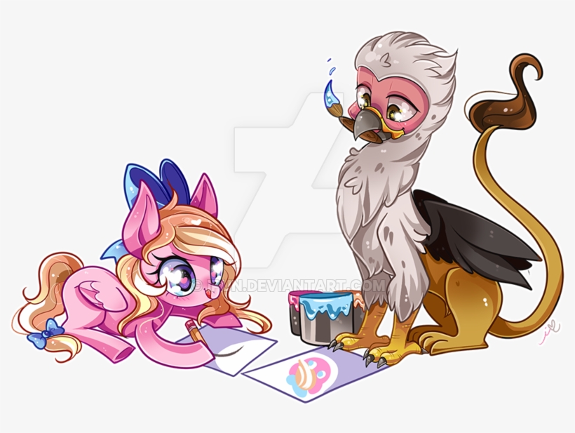 Ipun, Bow, Cute, Drawing, Griffon, Hair Bow, Heart - Drawing, transparent png