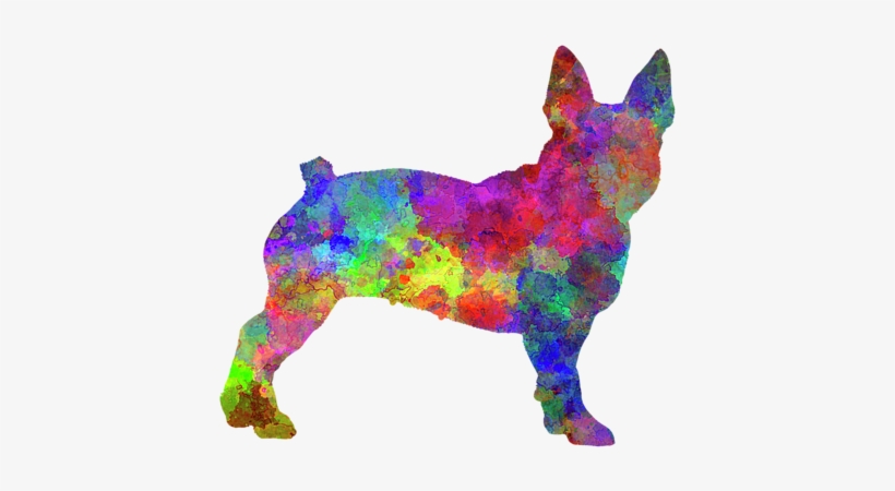 Bleed Area May Not Be Visible - Boston Terrier Watercolor, transparent png
