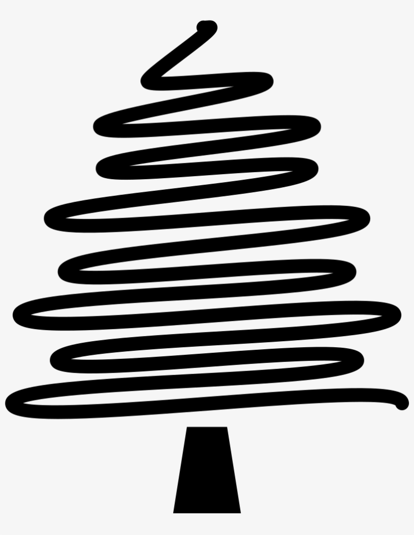 Christmas Tree Drawing - Simbolo Arbol De Navidad, transparent png