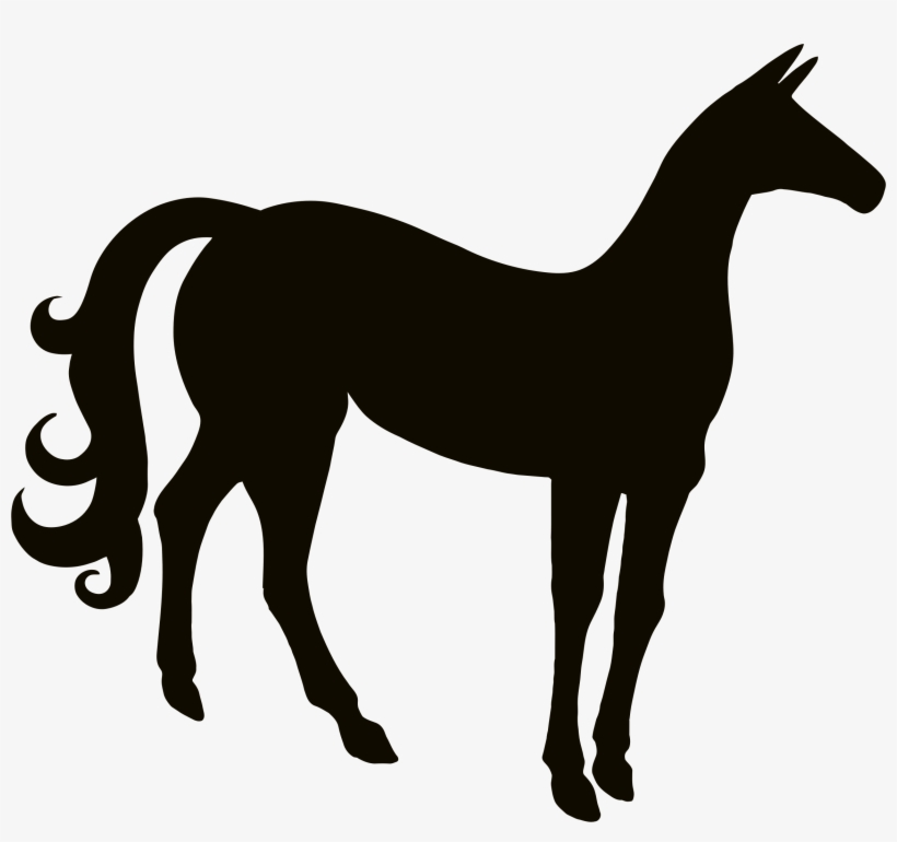 Vintage Stylized Horse Silhouette - Horse Stylized Png, transparent png