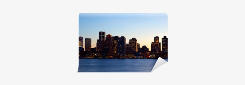 Sunset Time View Of Boston Skyline Over Charles River, - Boston Harbor, transparent png