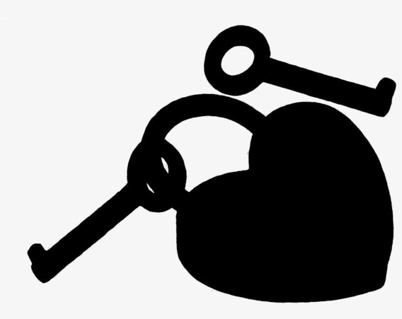 Key To The Heart Castle Silhouette - Download, transparent png
