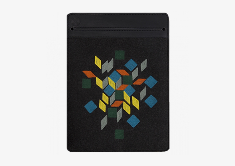 Laptop Sleeve “color Explosion” - Kancha Color Explosion Sleeve Aus Leder Und Filz (15"), transparent png