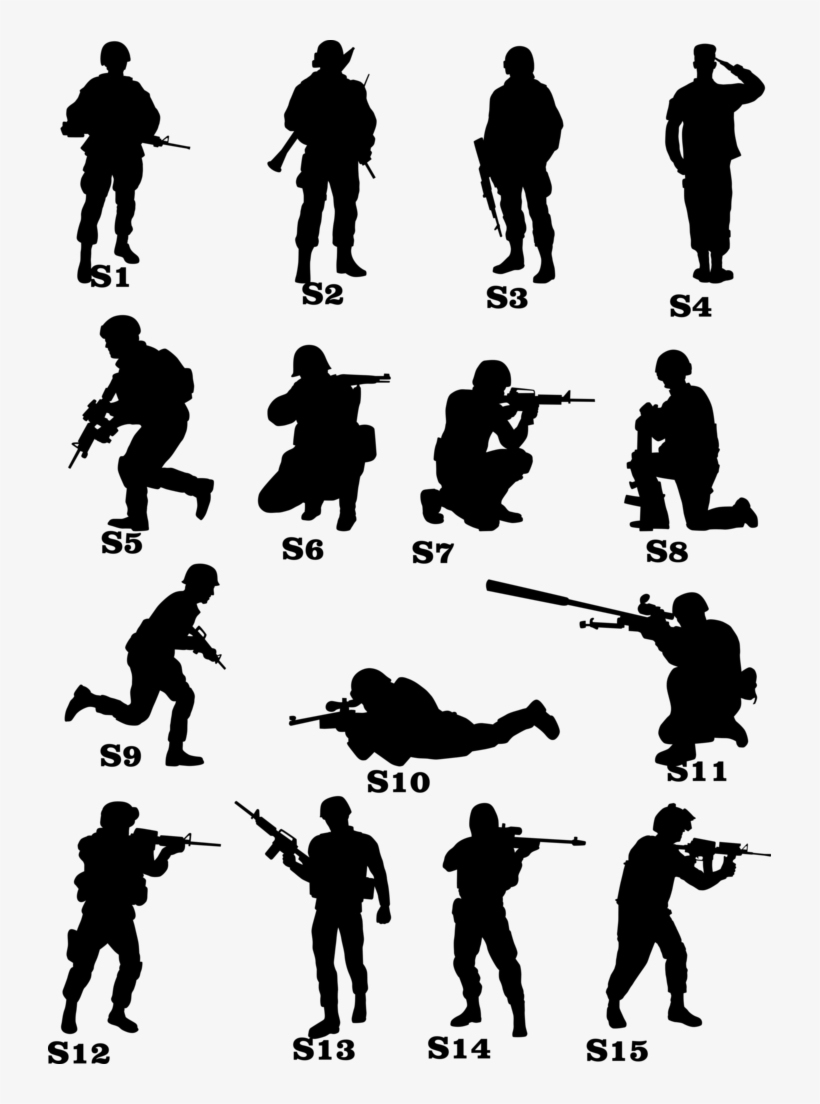 Custom Carved Stones - Soldier Wall Decal - Vinyl Decal - Car Decal - Vd006, transparent png