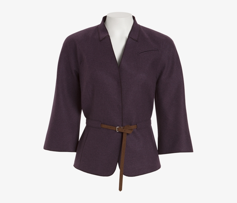 We've Structured Felted Wool For A Smart, Minimalist - Overcoat, transparent png