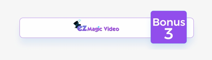 "ez Magic Video" Lower Thirds - Graphic Design, transparent png