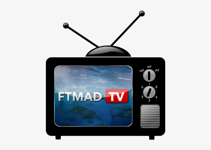 Ftmad Tv Icon - Old School Tv Vector, transparent png