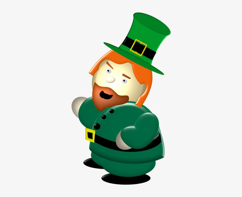 Patricks - Orange Leprechaun, transparent png