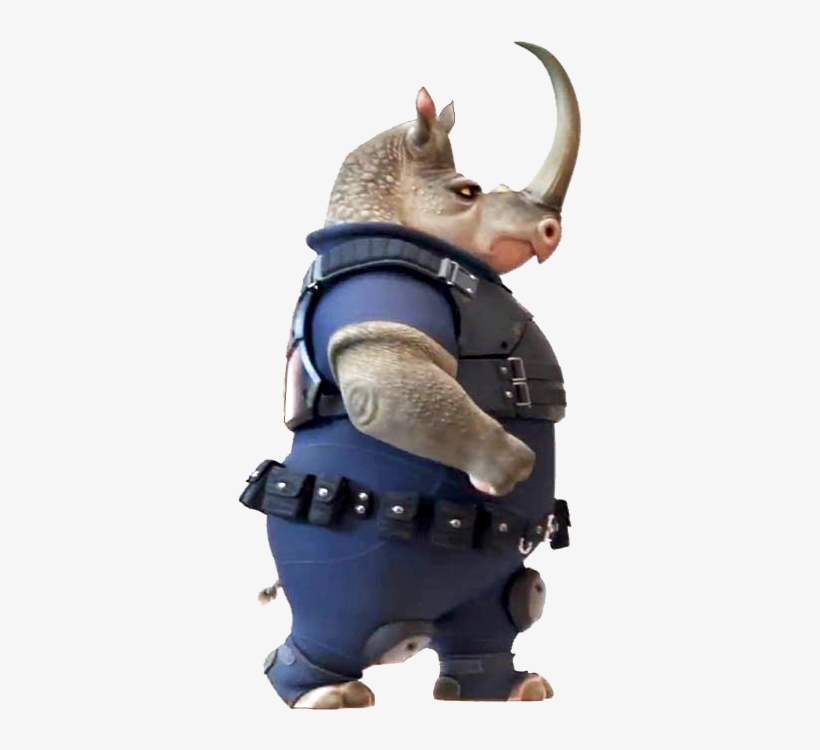 Pin By Crafty Annabelle On Zootopia Printables - Rhino Zootopia, transparent png