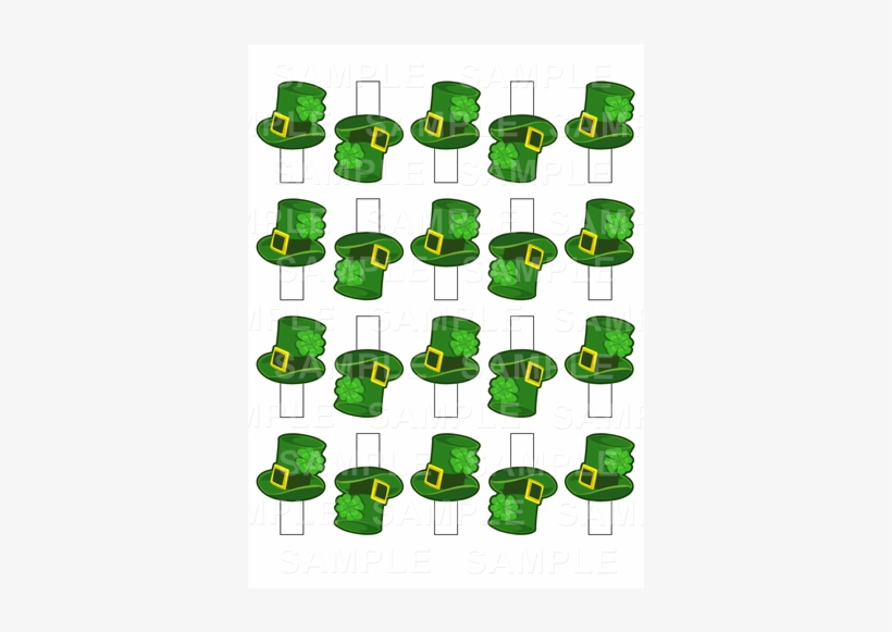 20 X Leprechaun Hats - Cactus, transparent png