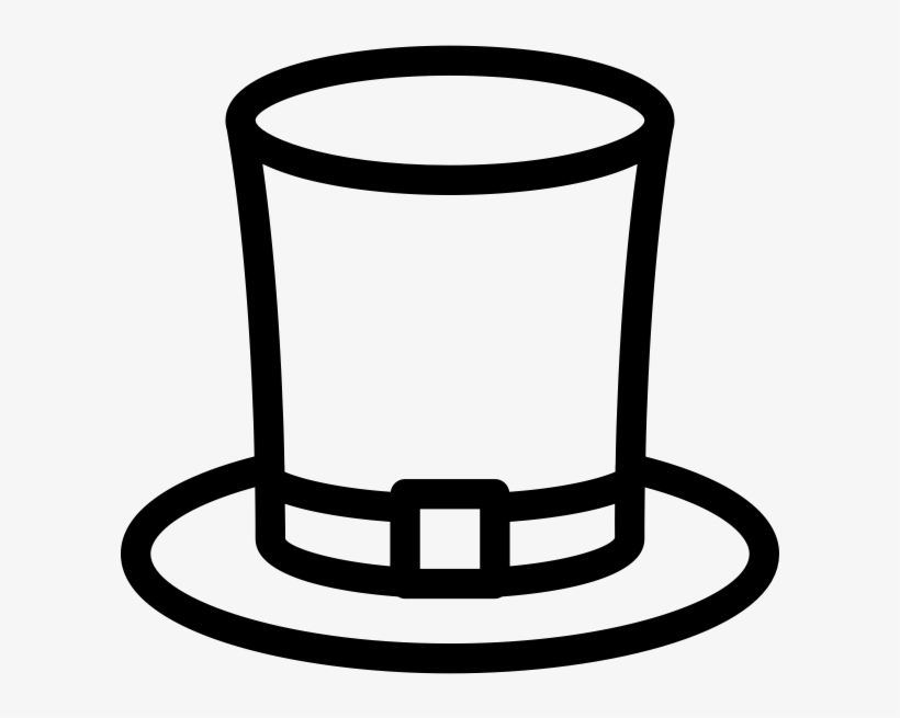 Leprechaun Hat Rubber Stamp - Cookies And Milk Clip Art, transparent png