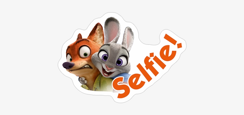 Viber Sticker «zootopia» - 10.1'' Headrest Dvd Player With Digital Tft Lcd Wide, transparent png