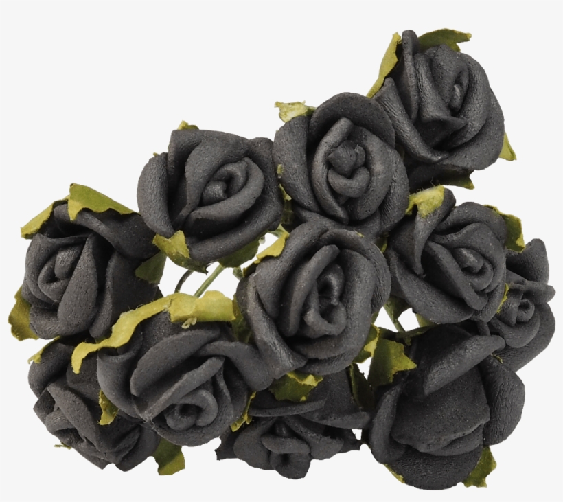 Black Rose Roses Flower Hairpins - Rose, transparent png