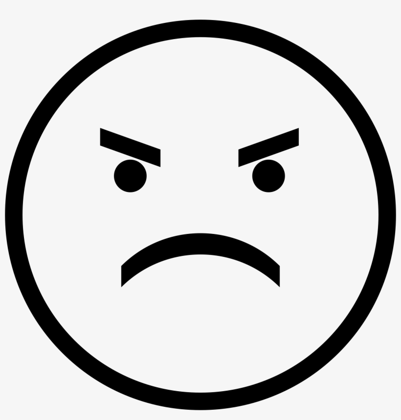 This Free Icons Png Design Of Angry Smiley Face, transparent png