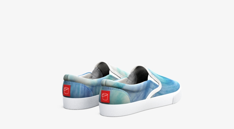Watercolor Wave - Skate Shoe, transparent png