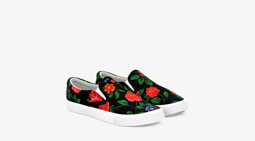 Dark Roses - Slip Ons, transparent png