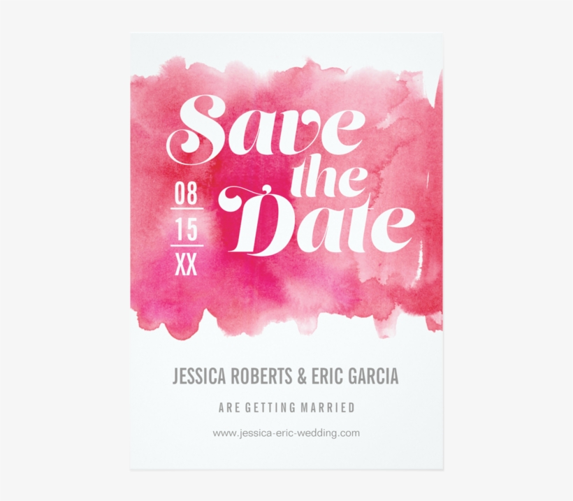 Hot Pink Watercolor Invitation - Generique Coque Galaxy Note 4 - Seize The Day Coque, transparent png