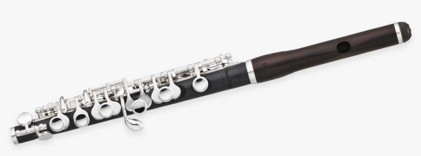 Grenadilla Wood Headjoint, Grenaditte Body With Silver - Piccolo Flute Transparent, transparent png