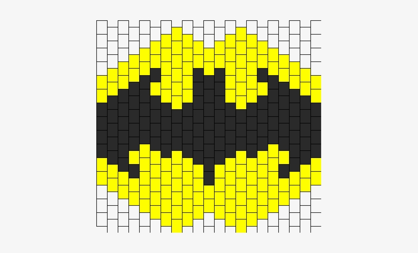 Batman Mask Bead Pattern - Batman Kandi Mask Pattern, transparent png
