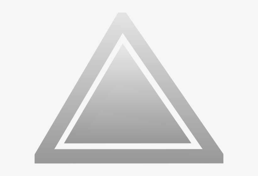 Two Blue Triangles Clip Art At Clker - Gray Triangle Clipart, transparent png