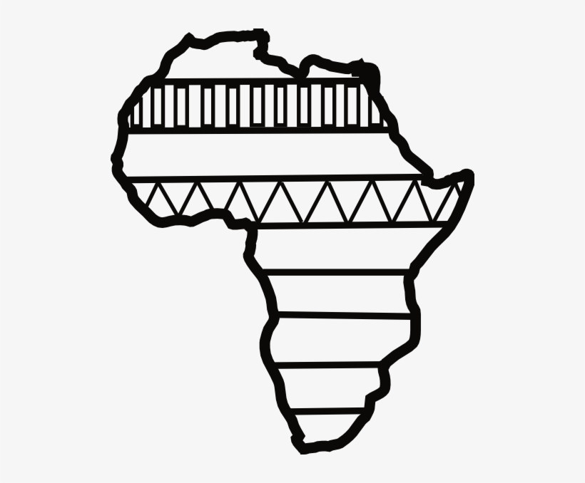 African Art Black And White, transparent png