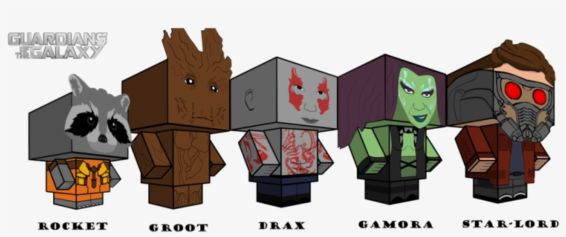Guardians Of The Galaxy Edition Tiverton Public Library - Cubeecraft Guardians Of The Galaxy, transparent png