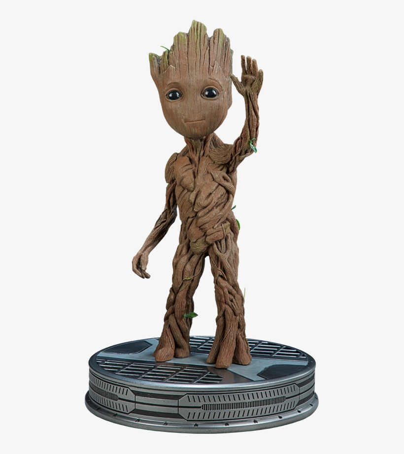 Baby Groot Guardians Of The Galaxy Vol - Sideshow Baby Groot Life Size Maquette, transparent png