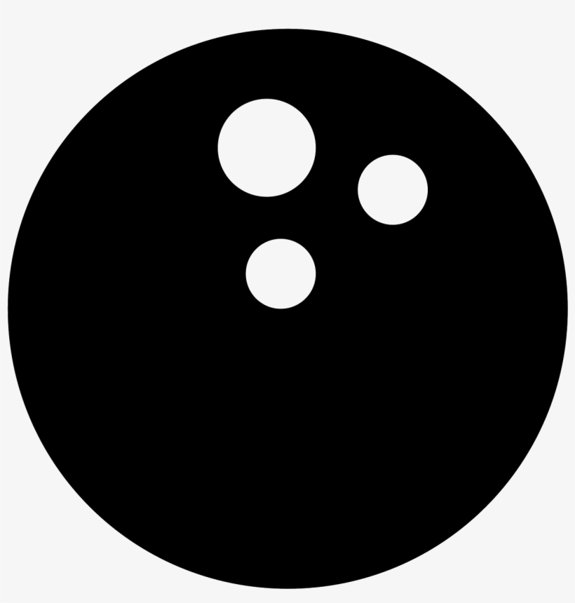 Bowling Ball Filled Icon - Bowling Ball Clip Art, transparent png