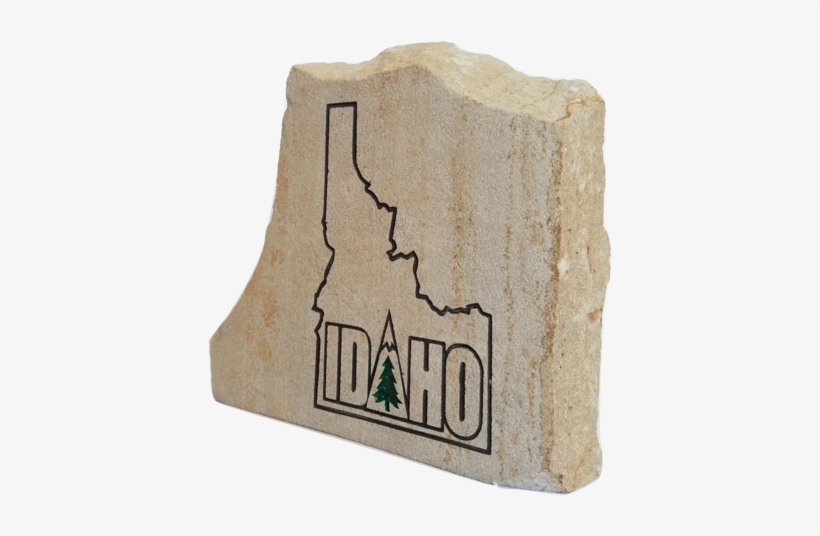 Idaho Shape Decorative Real Stone Sign - Idaho, transparent png
