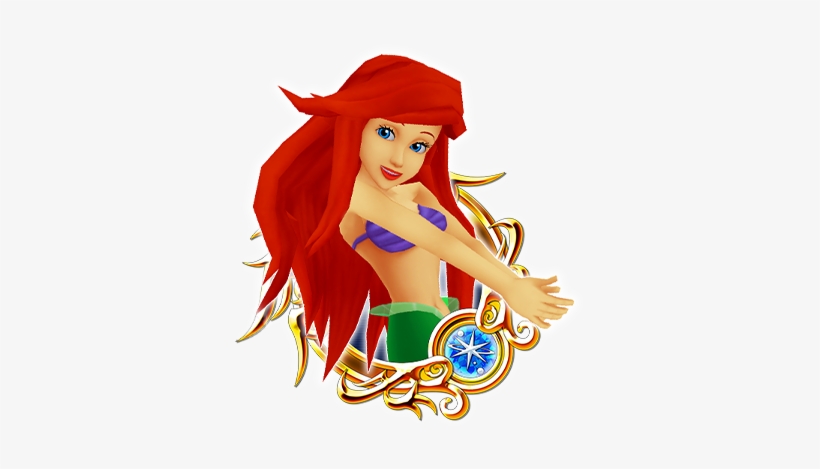 The Little Mermaid - Ariel In Kingdom Hearts, transparent png