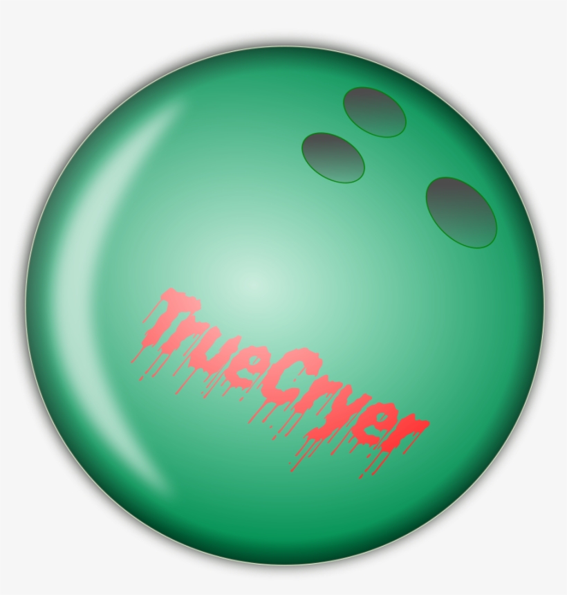 My Bowling Ball - Green Bowling Ball Clipart, transparent png