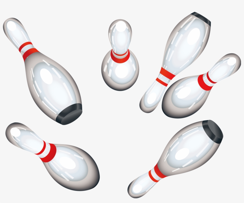 Bowling Pins Png - Clip Art Bowling Pin, transparent png