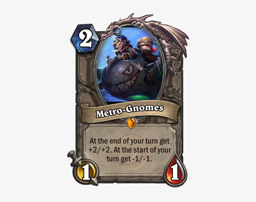 Metro-gnomes - Steady - Hearthstone Mech C Thun, transparent png