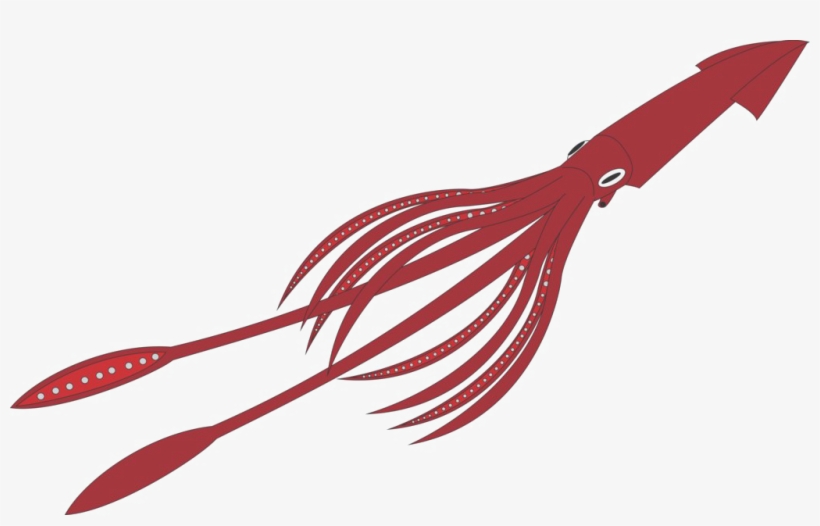 Giant Squid Transparent Background - Transparent Background Giant Squid Png, transparent png